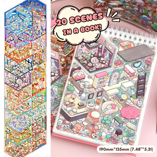 Stick n’ Scene 3D DIY Scene Stickers Therapy Sets