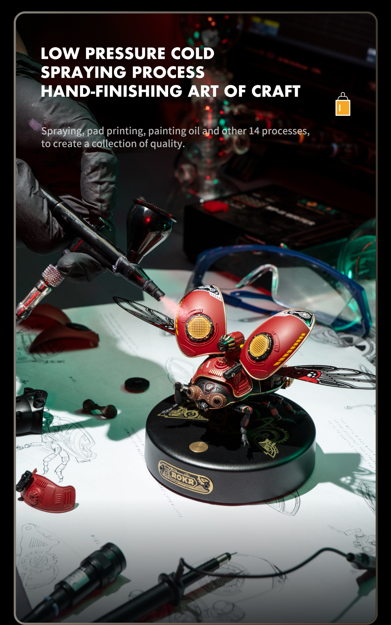 Emperor Scorpion Mechanical Species DIY 3D Puzzle