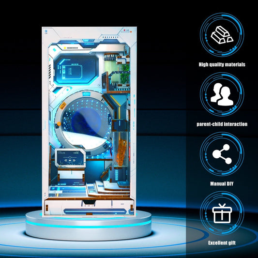 Alien Space Station DIY Book Nook Kit