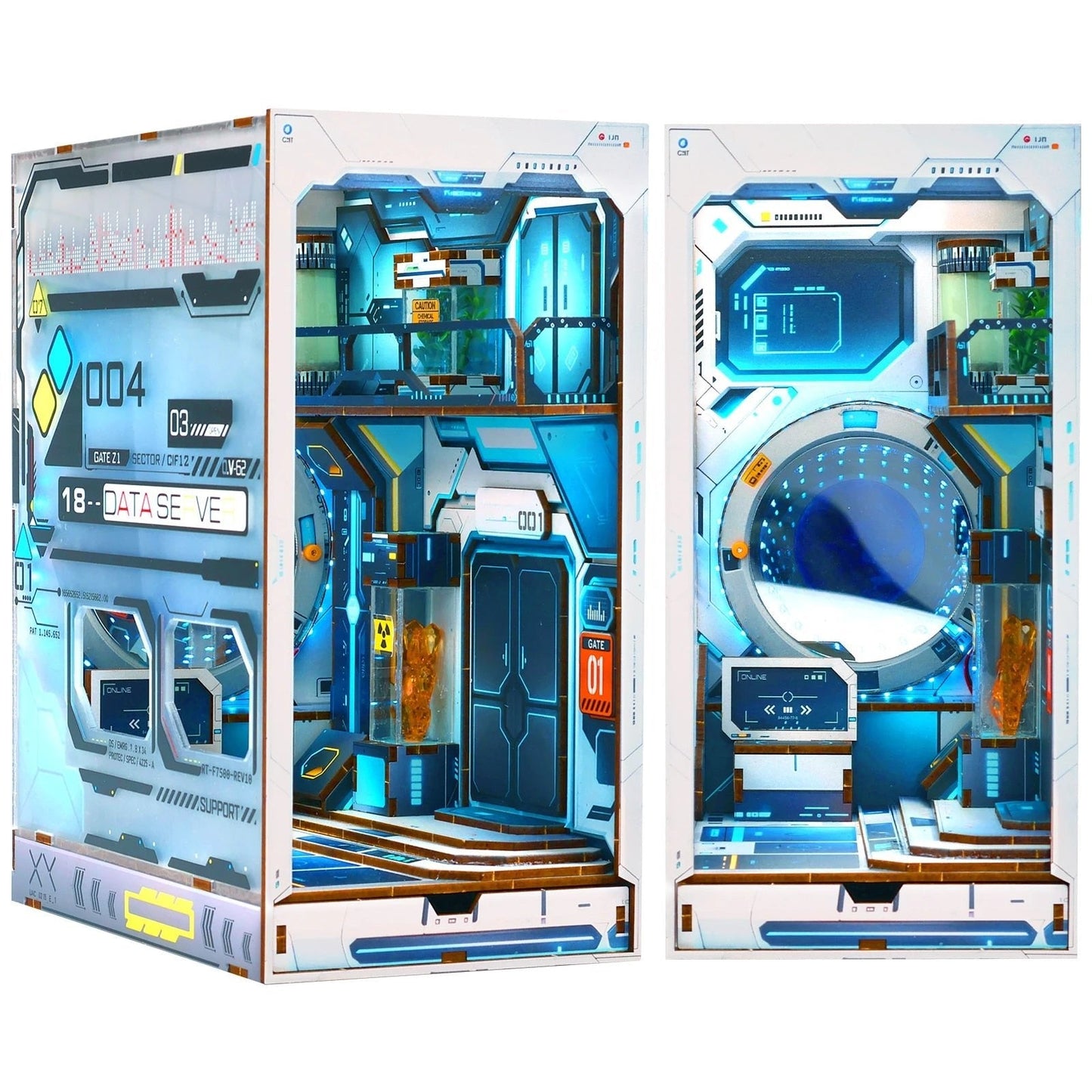 Alien Space Station DIY Book Nook Kit