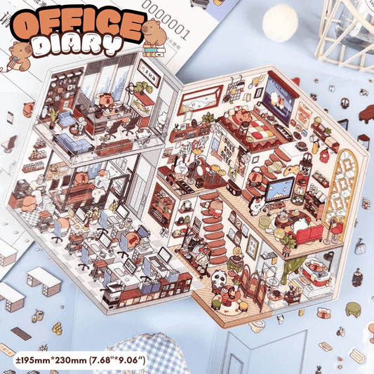 Cappy & Co. Hustle - Stick n’ Scene 3D DIY Scene Stickers Therapy