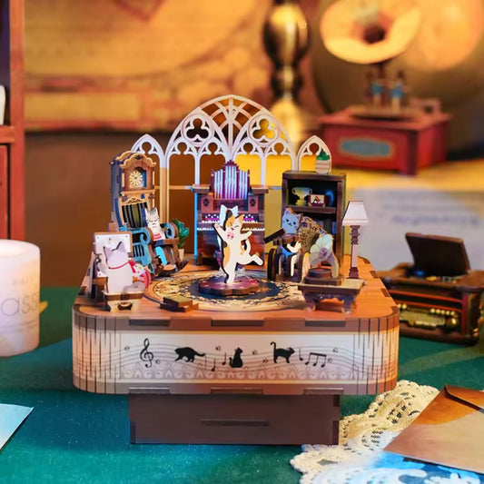Cat Party DIY Music Box