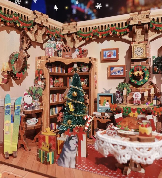 Christmas Cottage TechArt DIY Music Box