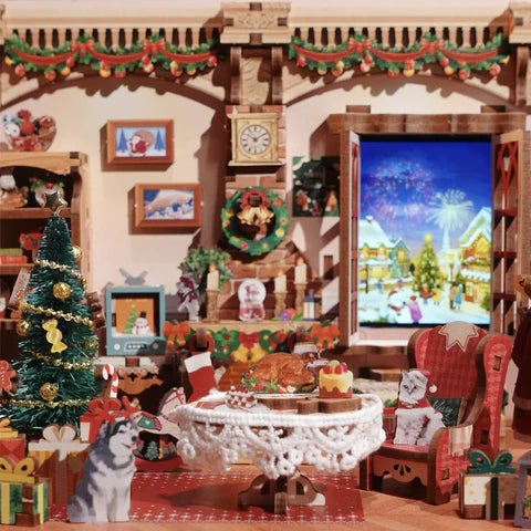 Christmas Cottage TechArt DIY Music Box