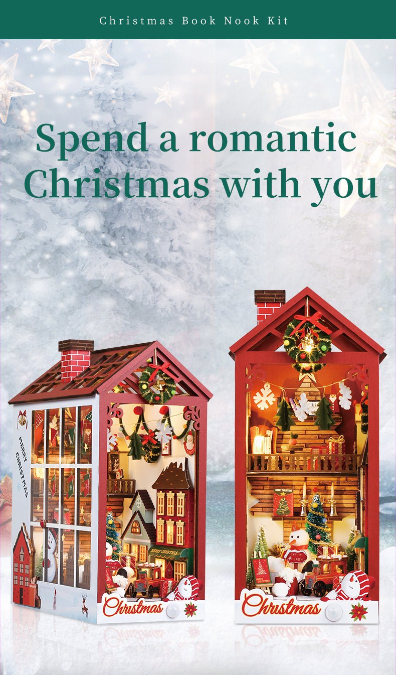 Christmas World DIY Book Nook Kit