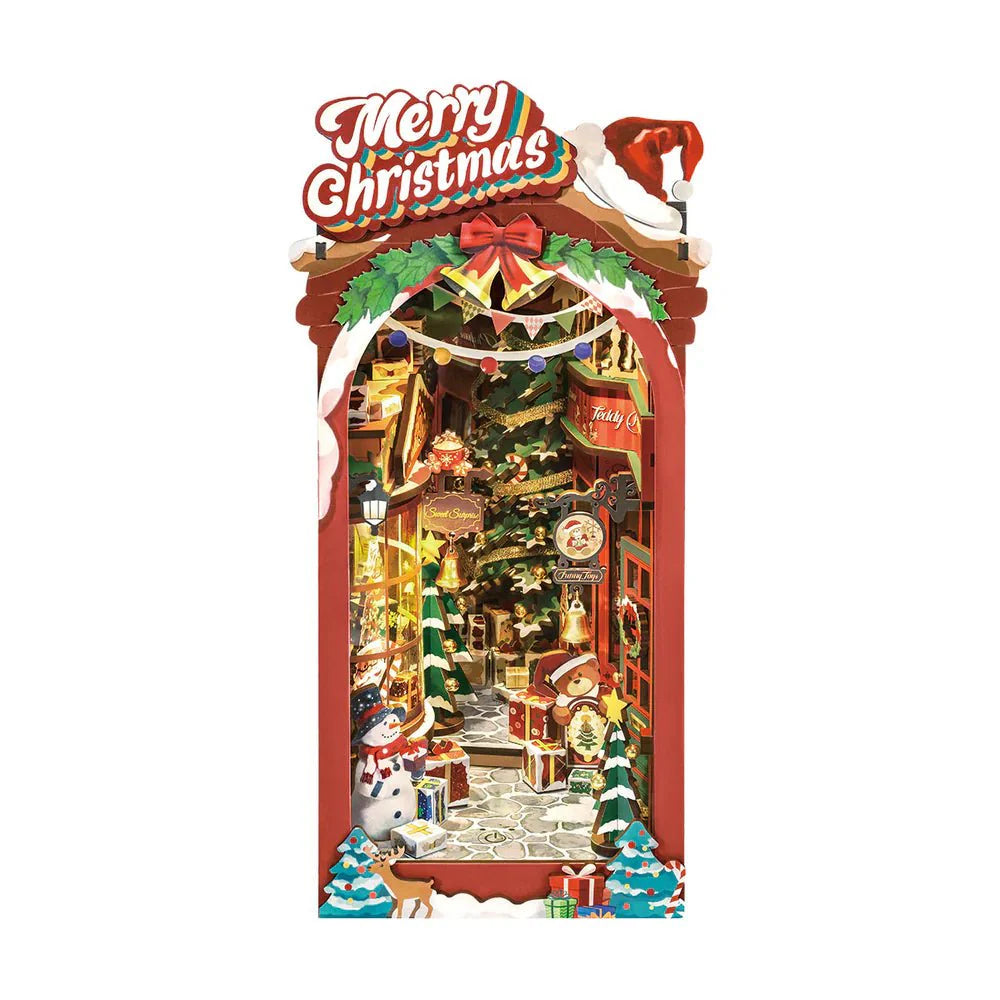 Cozy Christmas Cabin 3D DIY Book Nook Kit