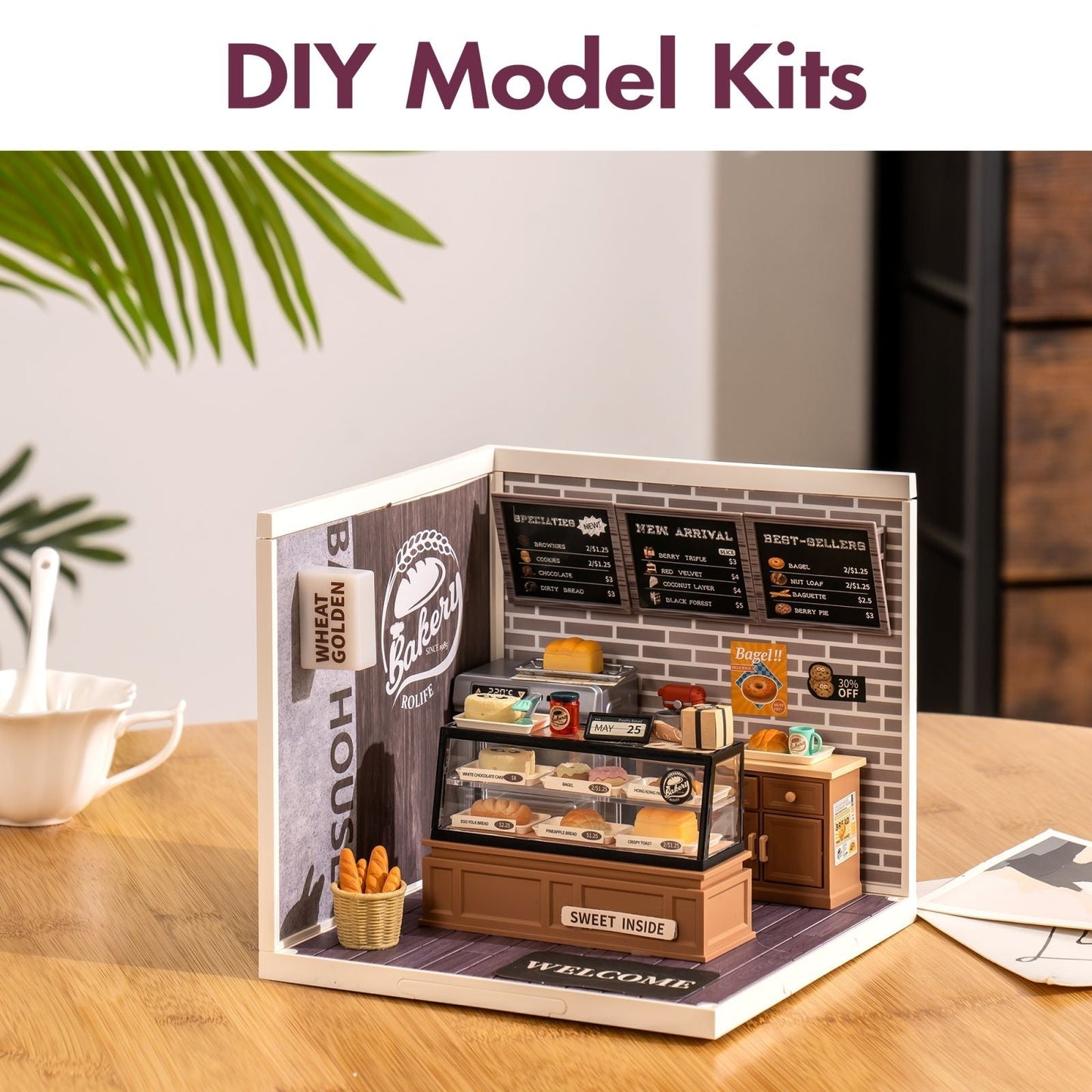 Cozy Living Lounge Super Creator DIY Miniature Set