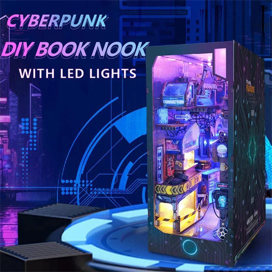 Cyberpunk City DIY Book Nook Kit