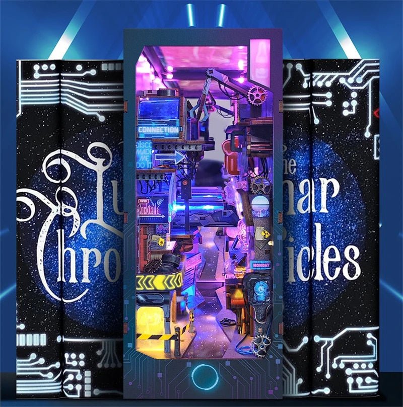 Cyberpunk City DIY Book Nook Kit