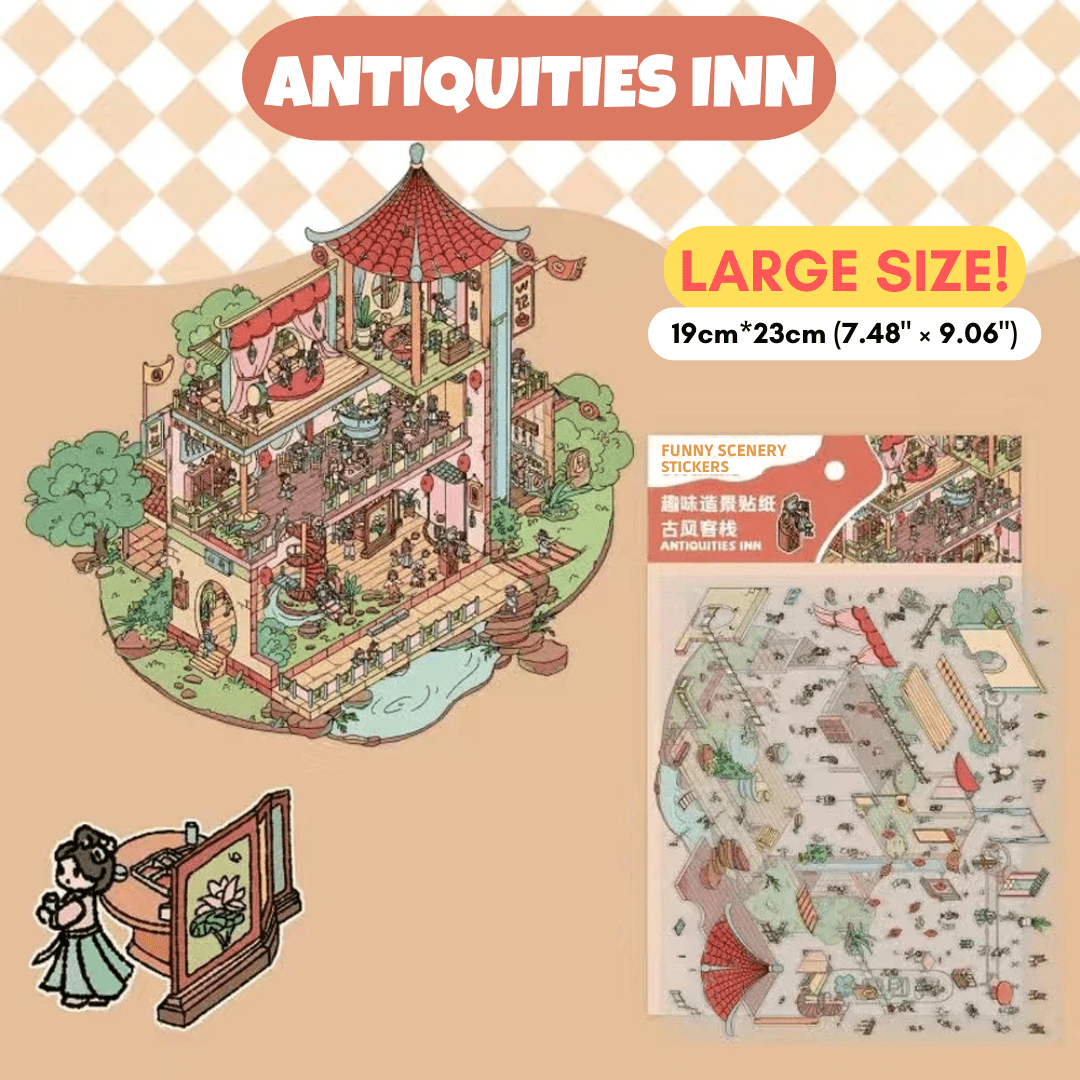 Dreamy Retreats Collection Large - Stick n’ Scene 3D DIY Scene Stickers Therapy