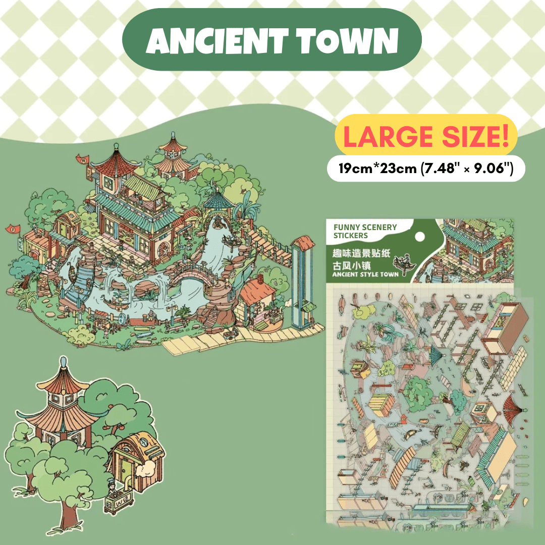 Dreamy Retreats Collection Large - Stick n’ Scene 3D DIY Scene Stickers Therapy