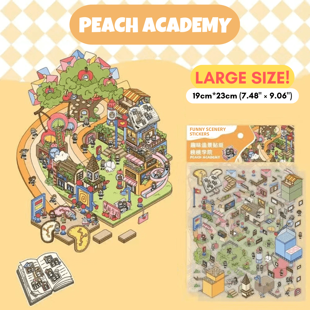 Dreamy Retreats Collection Large - Stick n’ Scene 3D DIY Scene Stickers Therapy