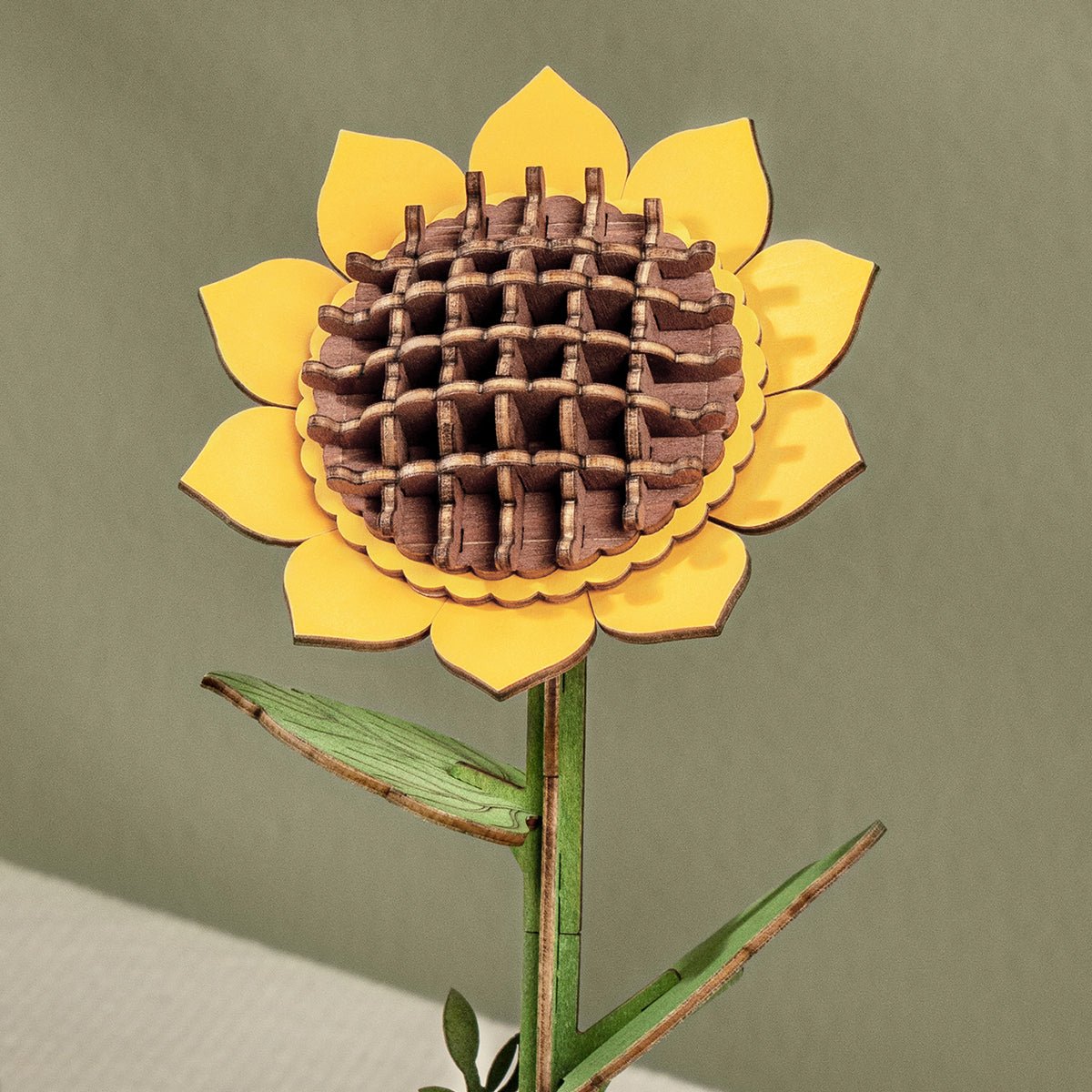 Flower Blossom Cart DIY Miniature 3D Puzzle Kit