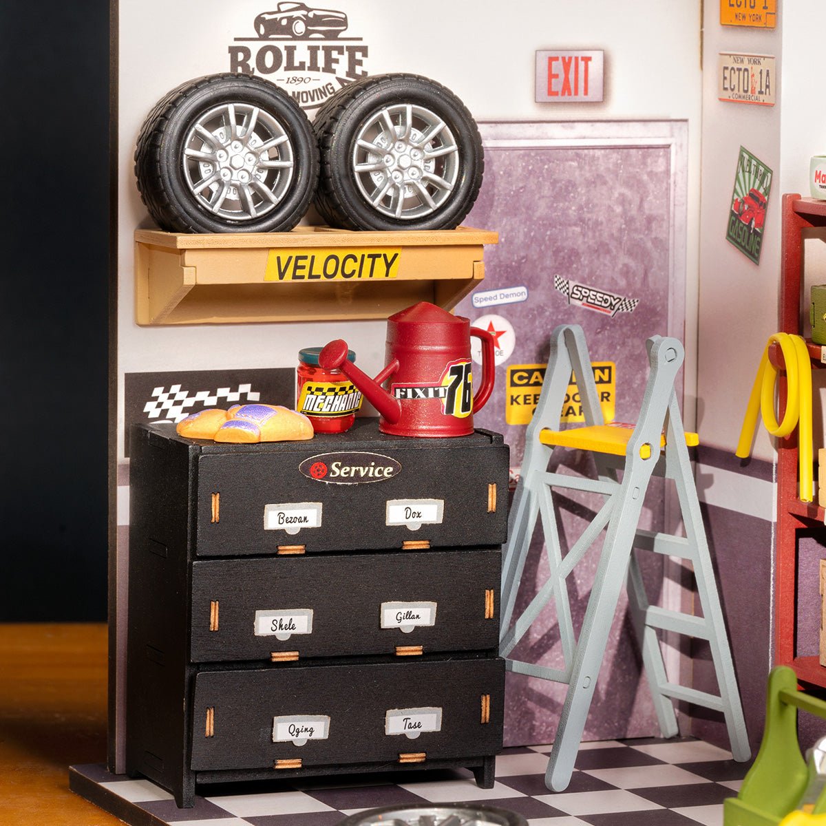 Garage Workshop DIY Miniature Set