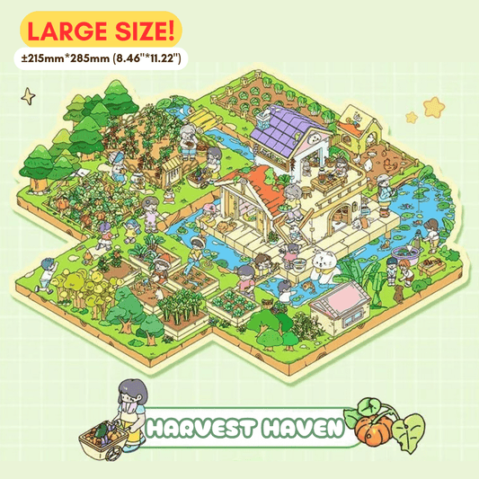 Happy Farm Series Large - Stick n’ Scene 3D DIY Scene Stickers Therapy