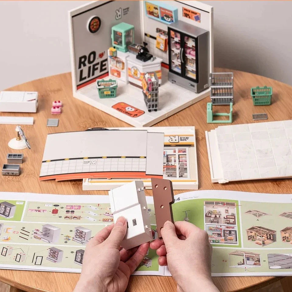 Happy Meals Kitchen Super Creator DIY Miniature Set