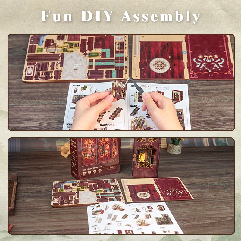 Library of Wisdom DIY Book Nook