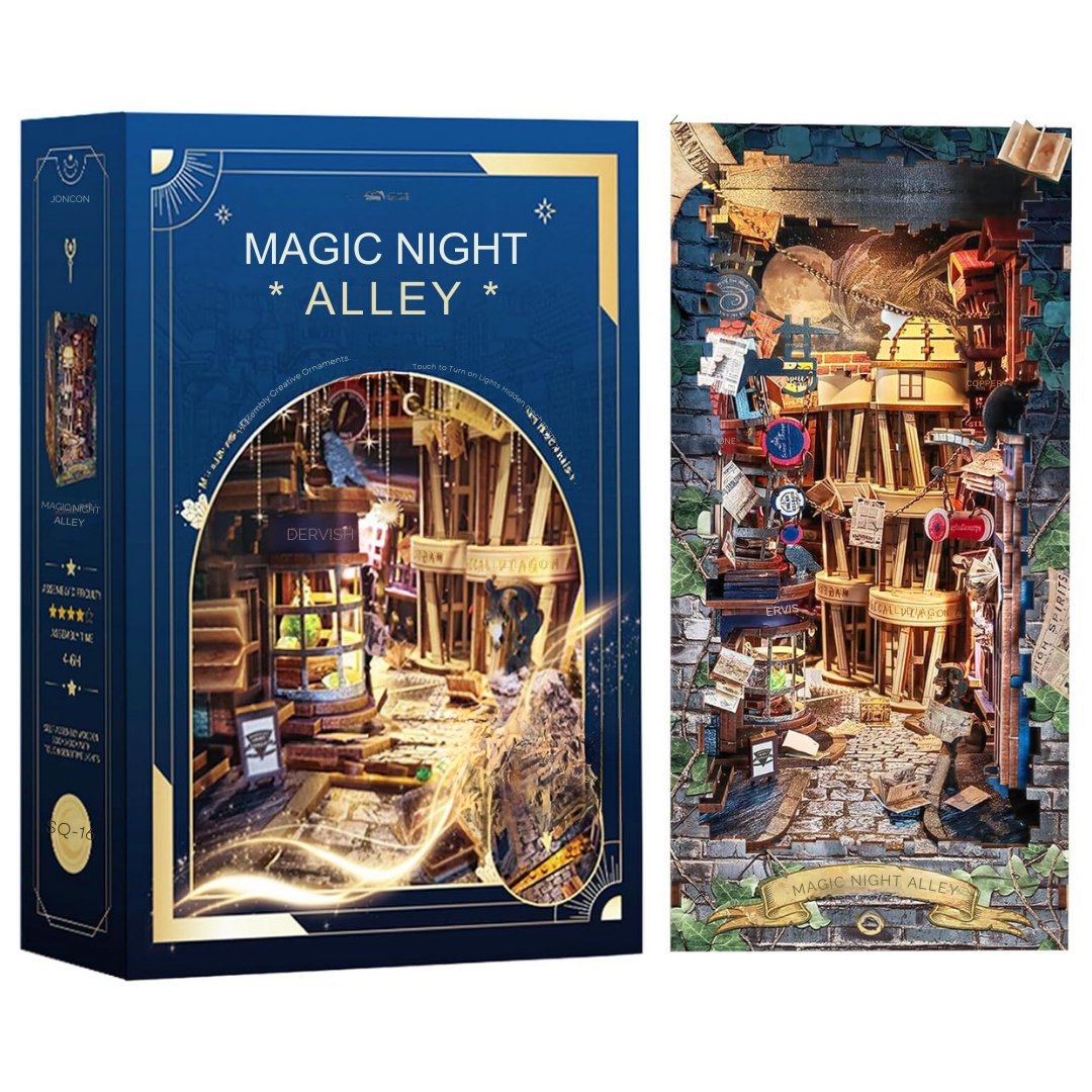 Magic Night Alley DIY Book Nook Kit