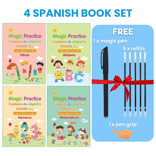 MagicGroove Tracing Book: Reusable Handwriting Practice with Disappearing Ink & Grooves