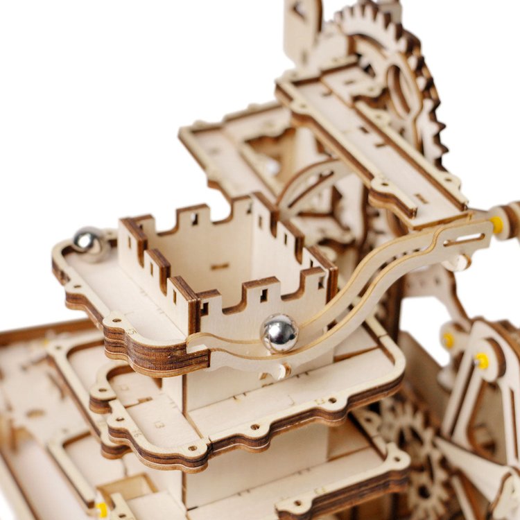 Marble Run Night City DIY Wooden Puzzle