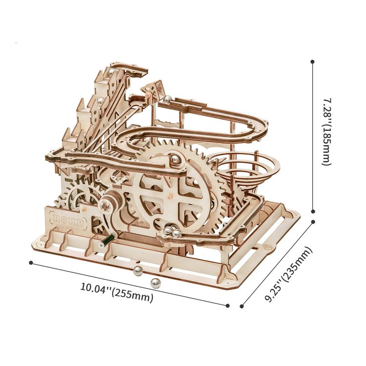 Marble Spaceport Marble Run DIY Wooden Puzzle