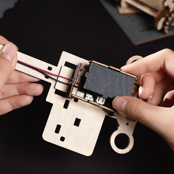 Marble Spaceport Marble Run DIY Wooden Puzzle