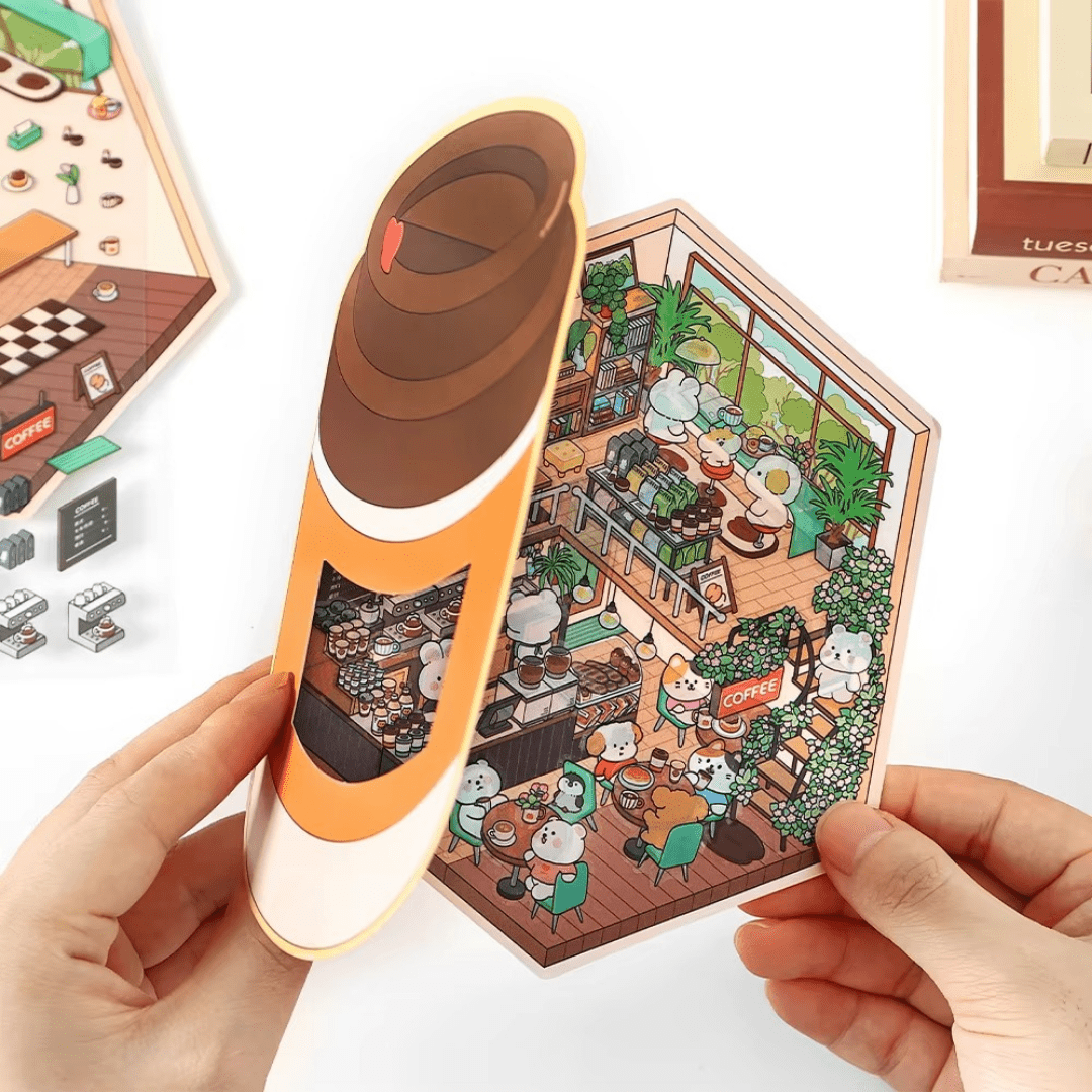 Peek-A-Treat! - Stick n’ Scene 3D DIY Scene Stickers Therapy