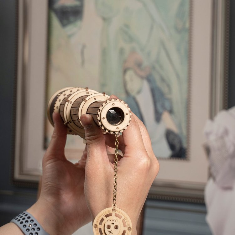 Pirate Monocular Telescope 3D Wooden Puzzle