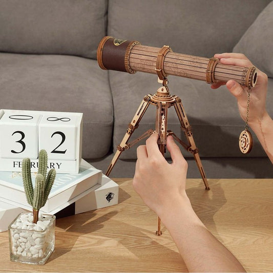 Pirate Monocular Telescope 3D Wooden Puzzle