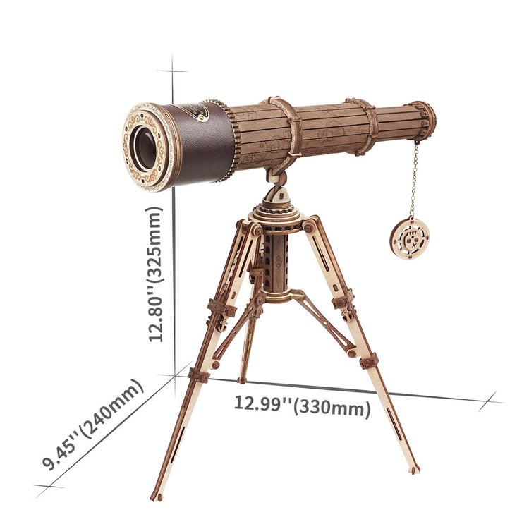 Pirate Monocular Telescope 3D Wooden Puzzle