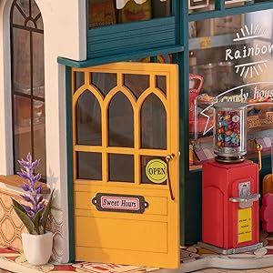 Rainbow Candy House DIY Miniature House