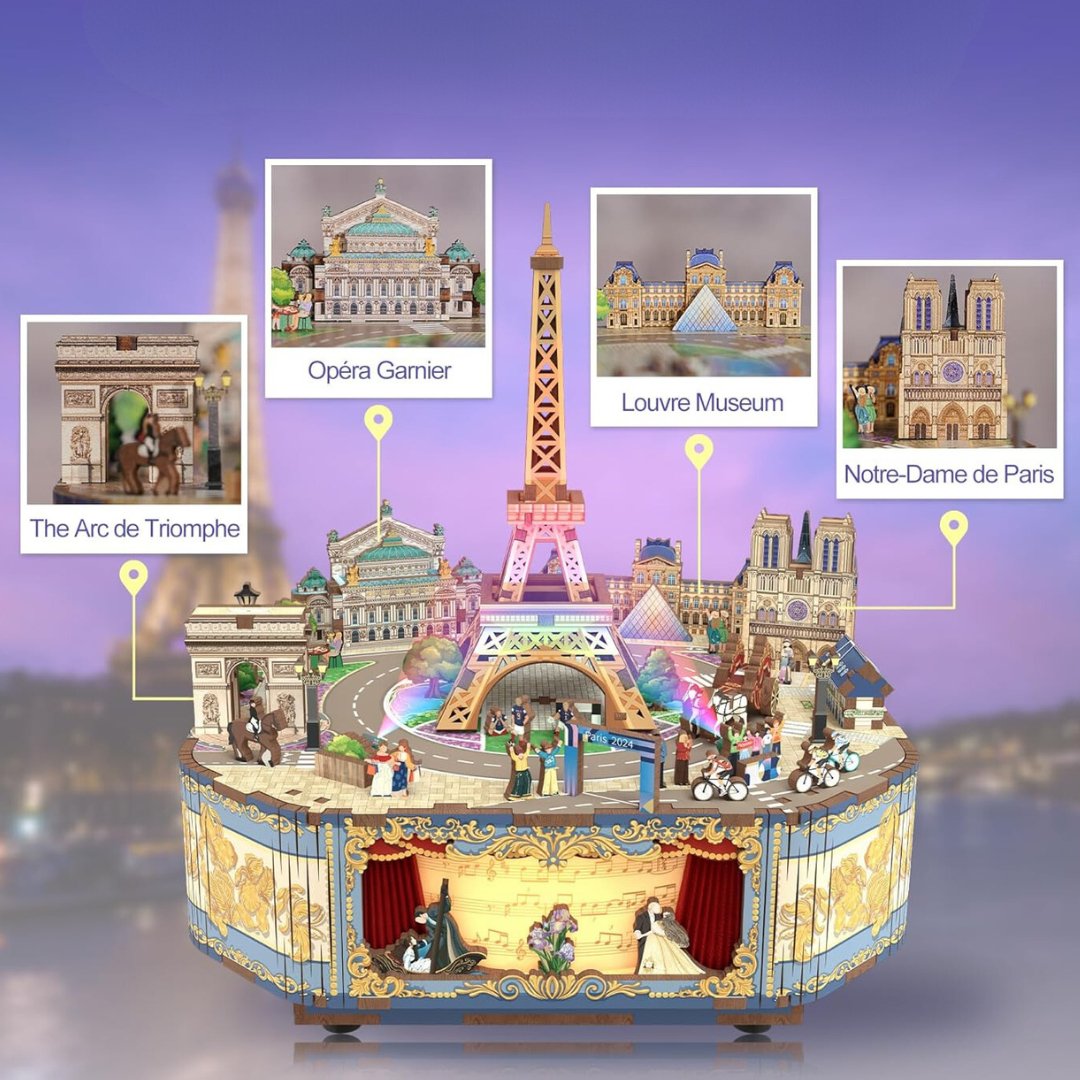 Romantic Paris DIY Music Box