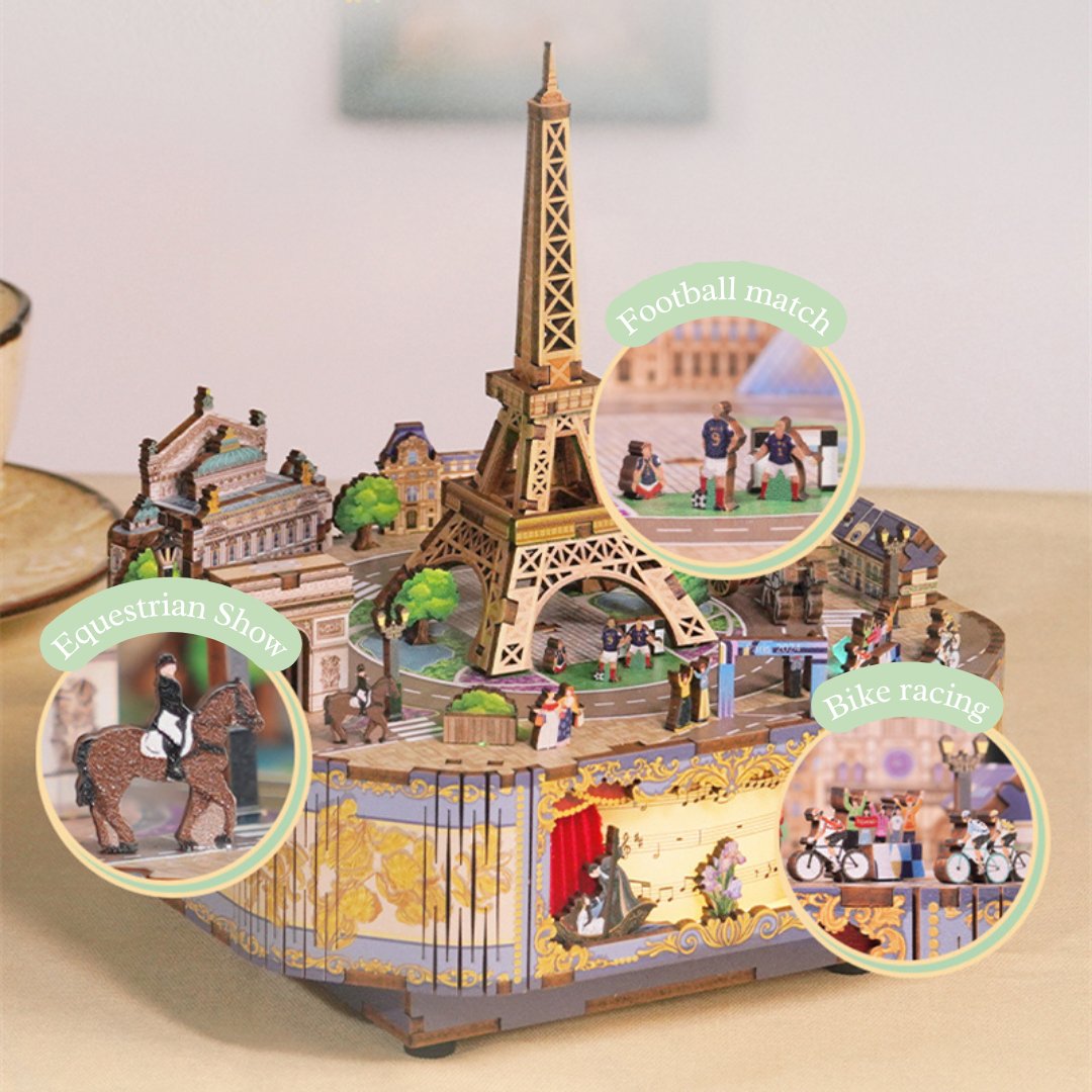 Romantic Paris DIY Music Box