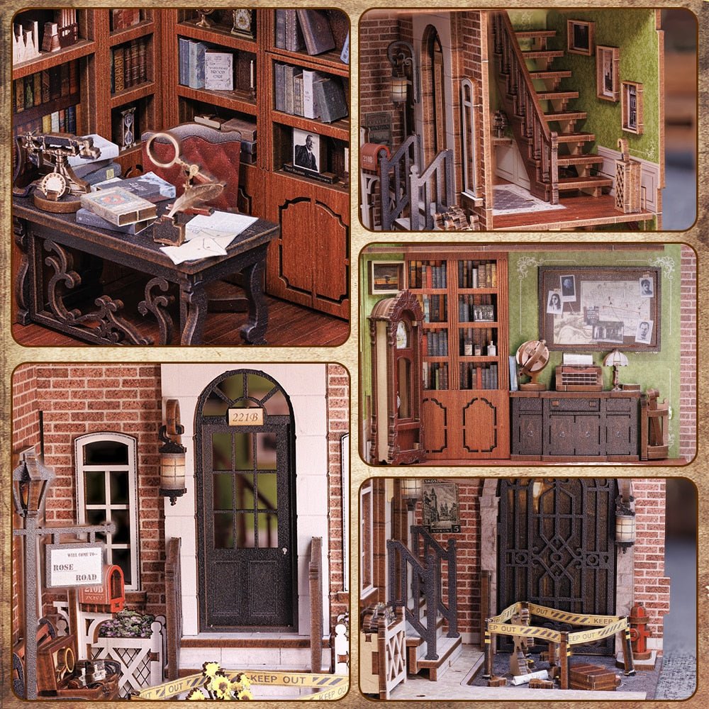 Rose Detective Agency Book Nook Kit (Sherlock Holmes Inspired)