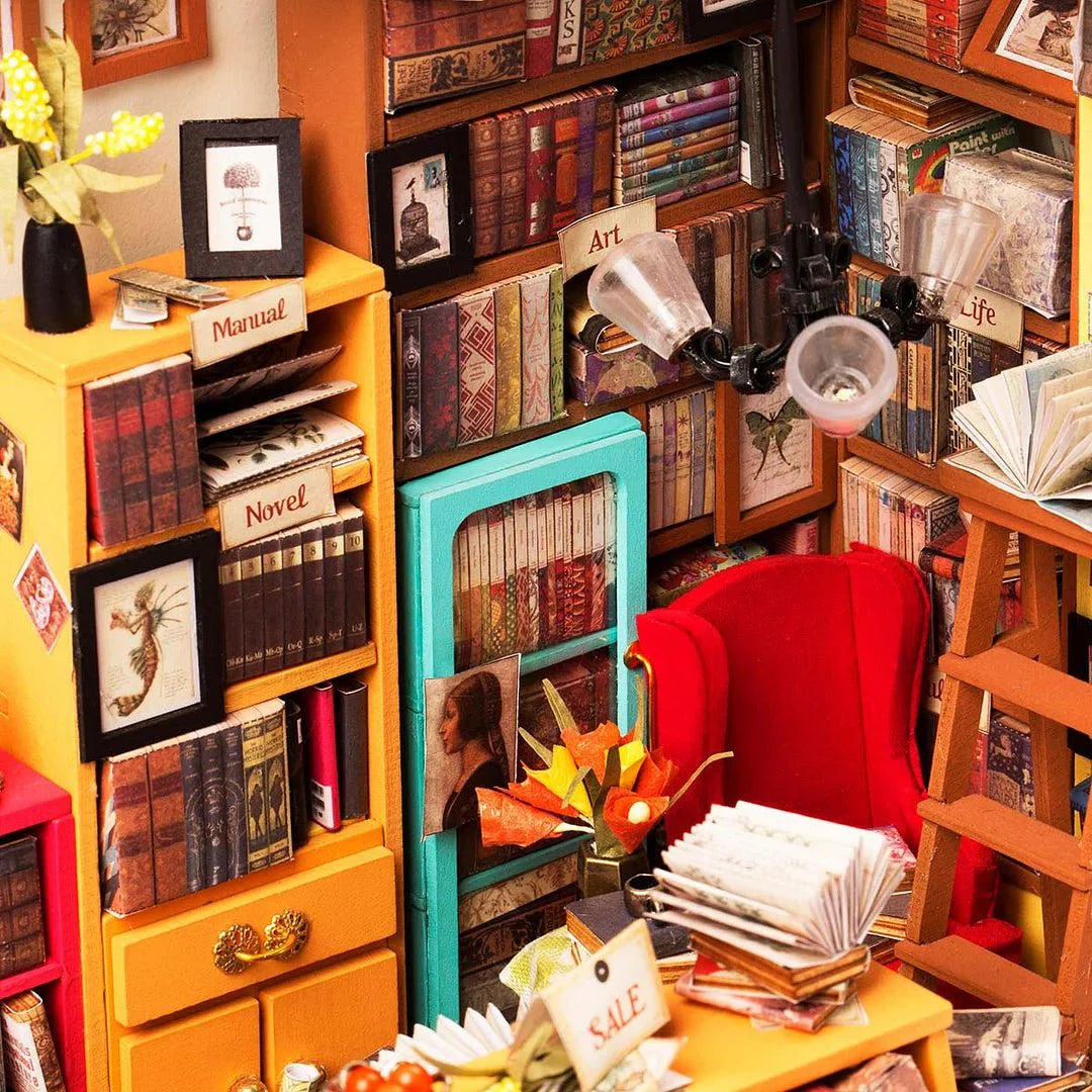 Sam's Study Library DIY Miniature House Kit