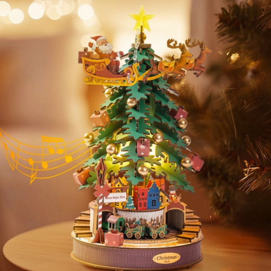 Santa's Melody Tree 3D DIY Music Box