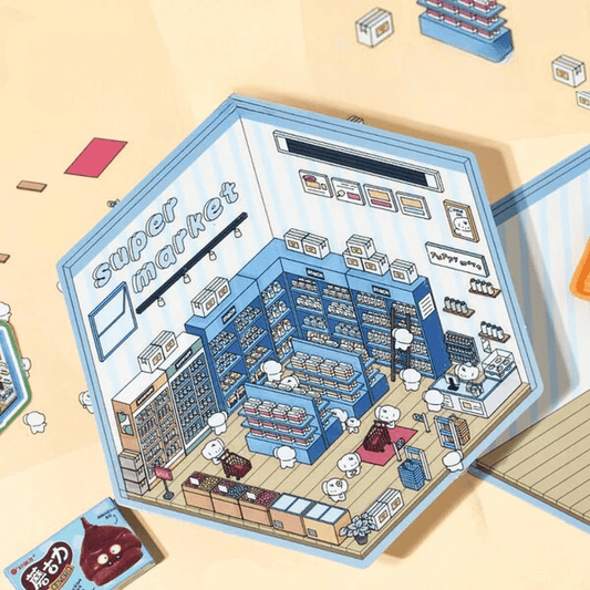 Paws Town - Stick n’ Scene 3D DIY Scene Stickers Therapy