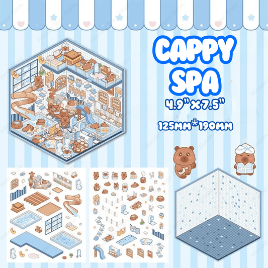 Cappy, Cubby & Puffin Series - Stick n’ Scene 3D DIY Scene Stickers Therapy