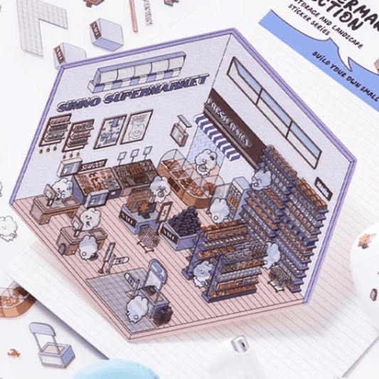 Simno Series - Stick n’ Scene 3D DIY Scene Stickers Therapy