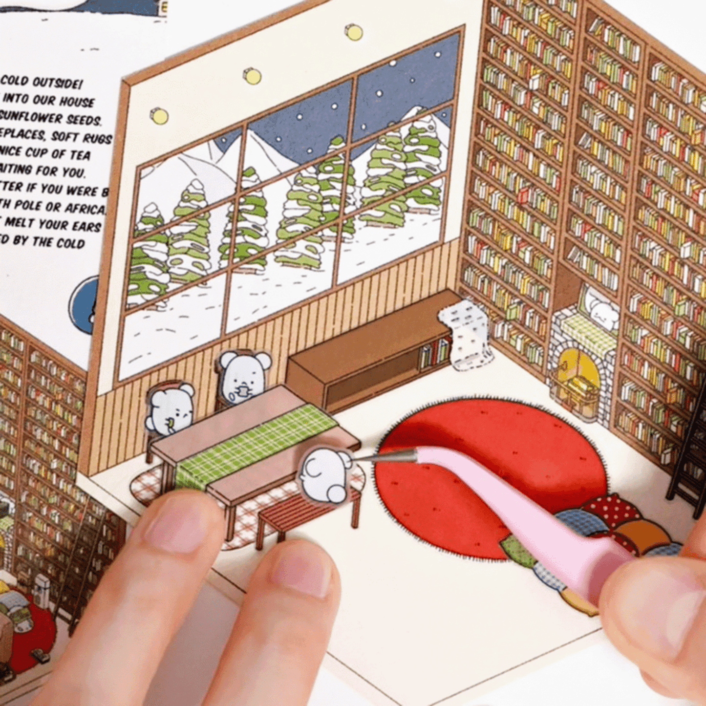 Snow Mice - Stick n’ Scene 3D DIY Scene Stickers Therapy
