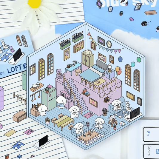 Furry Sen - Stick n’ Scene 3D DIY Scene Stickers Therapy