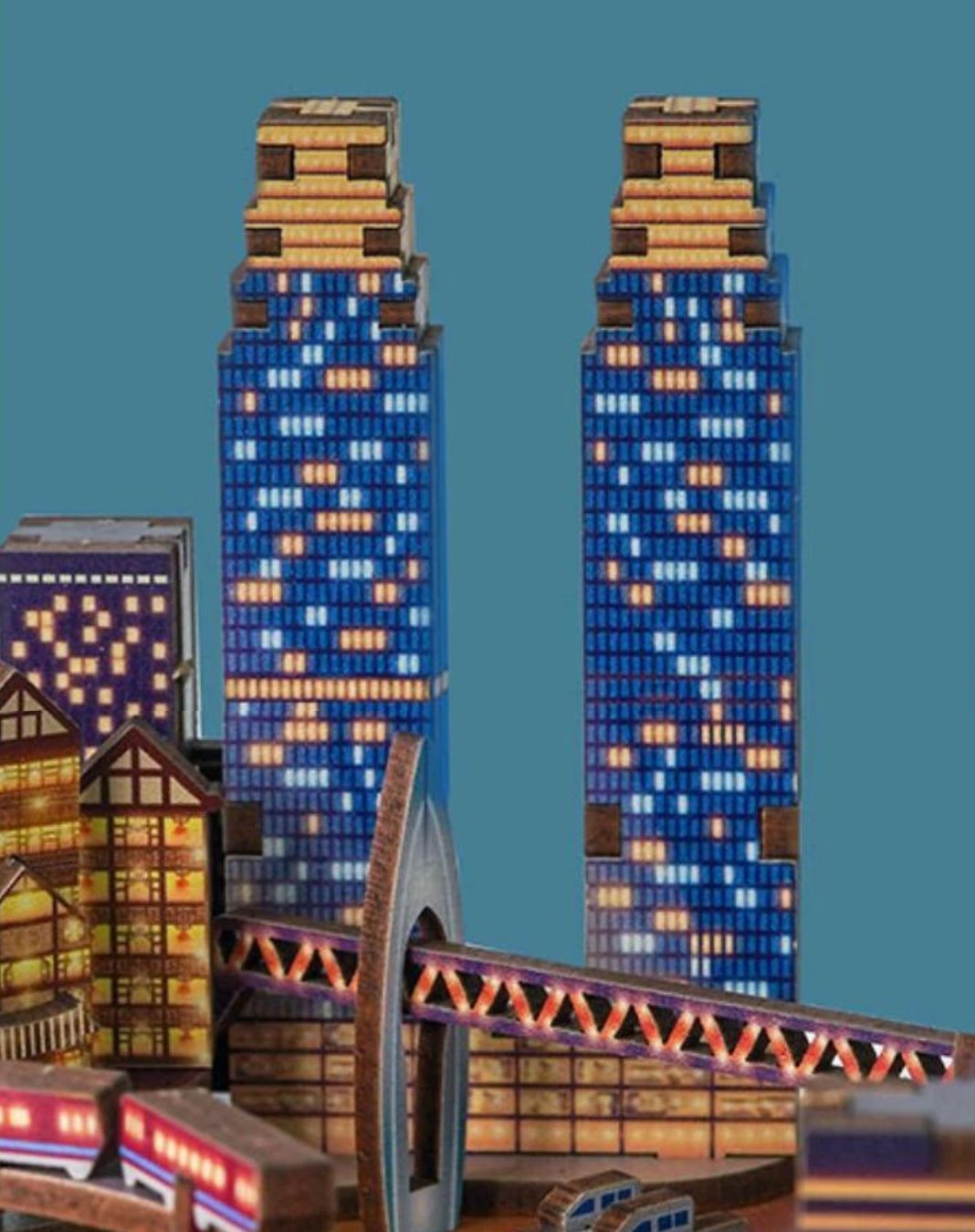 Twilight Cityscape DIY Music Box