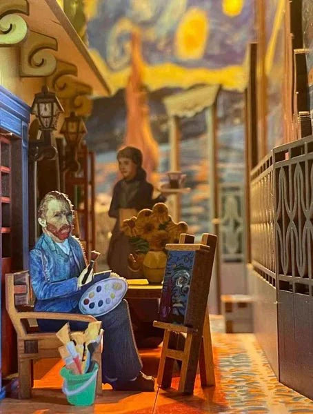 Vincent Van Gogh's World DIY Book Nook