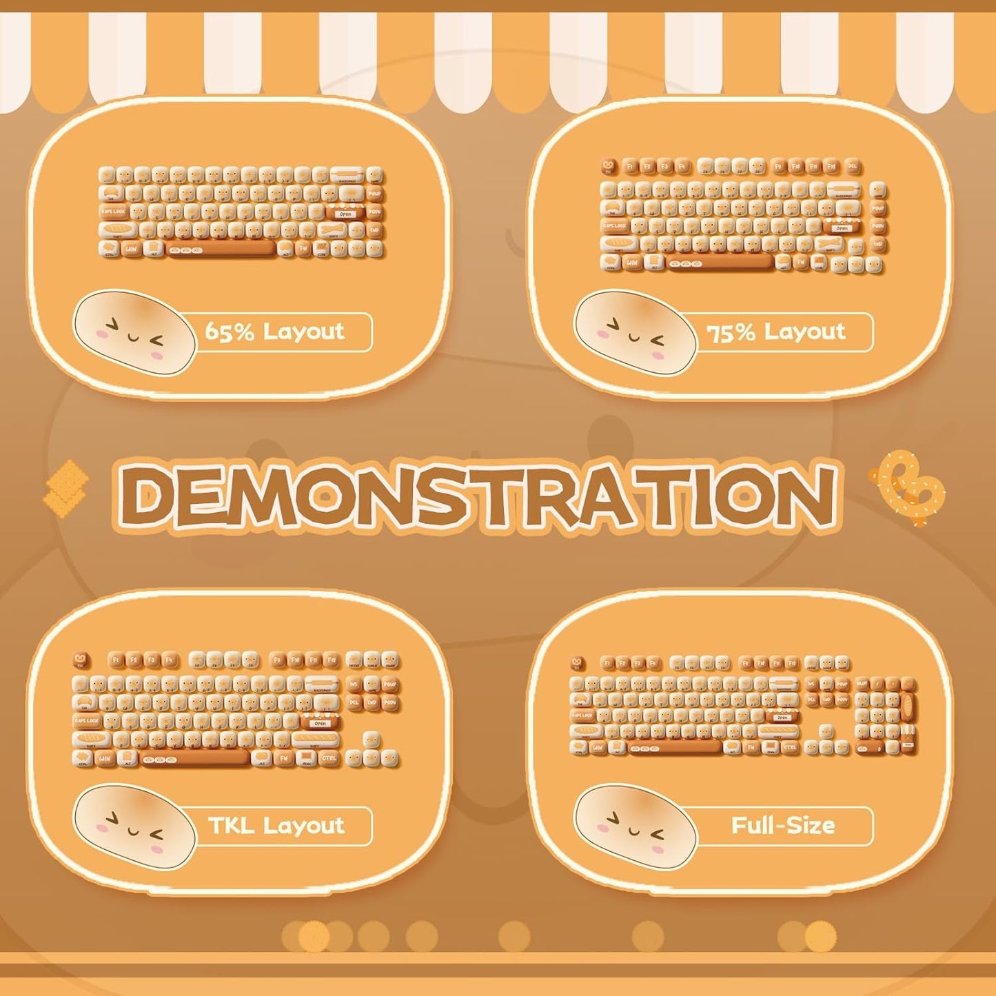 Paw Creatures DIY Keycaps