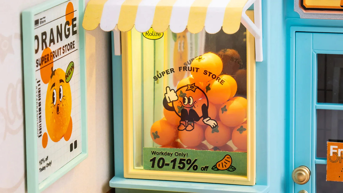 Fascinating Book Store Super Creator DIY Miniature Set