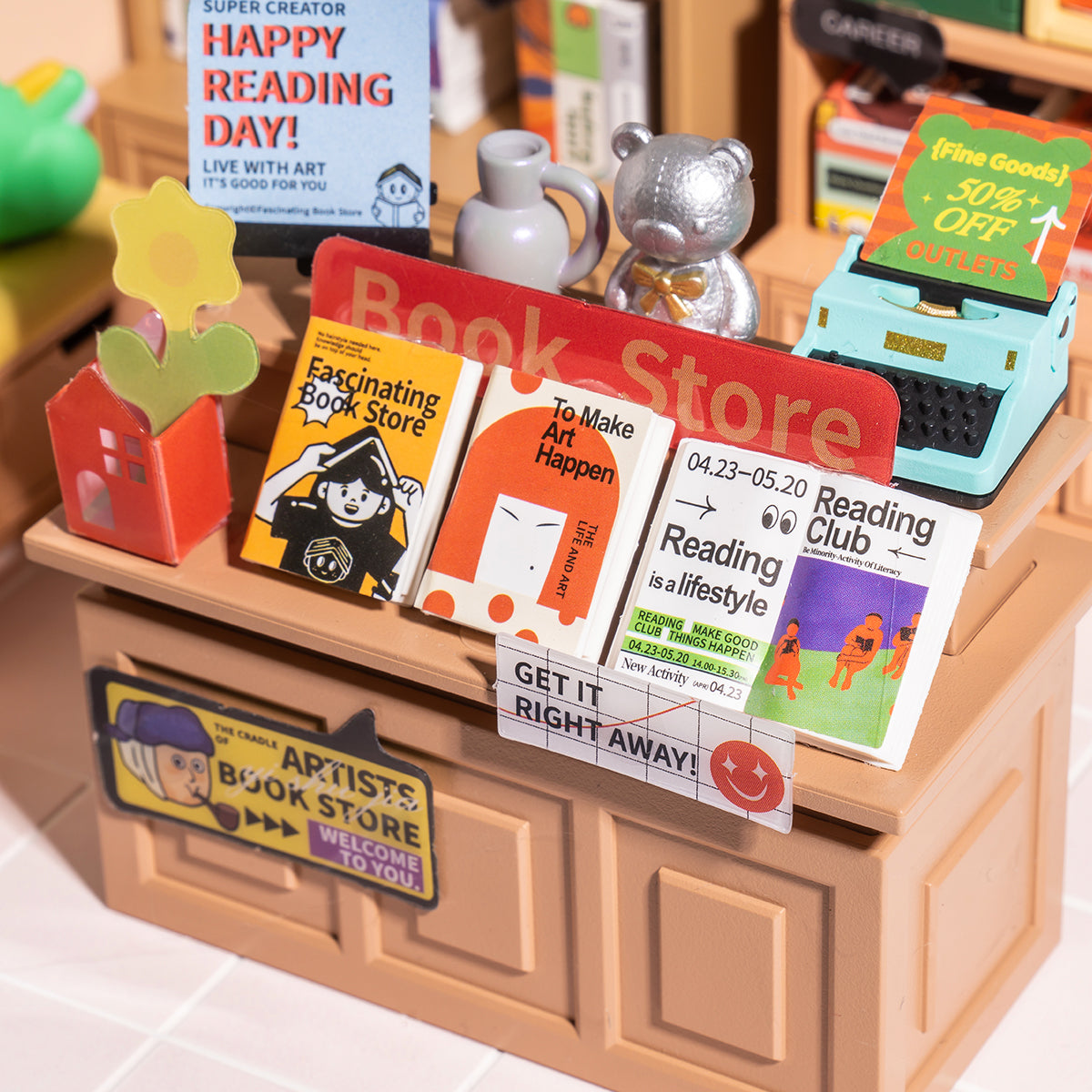 Double Joy Bubble Tea Super Creator DIY Miniature Set