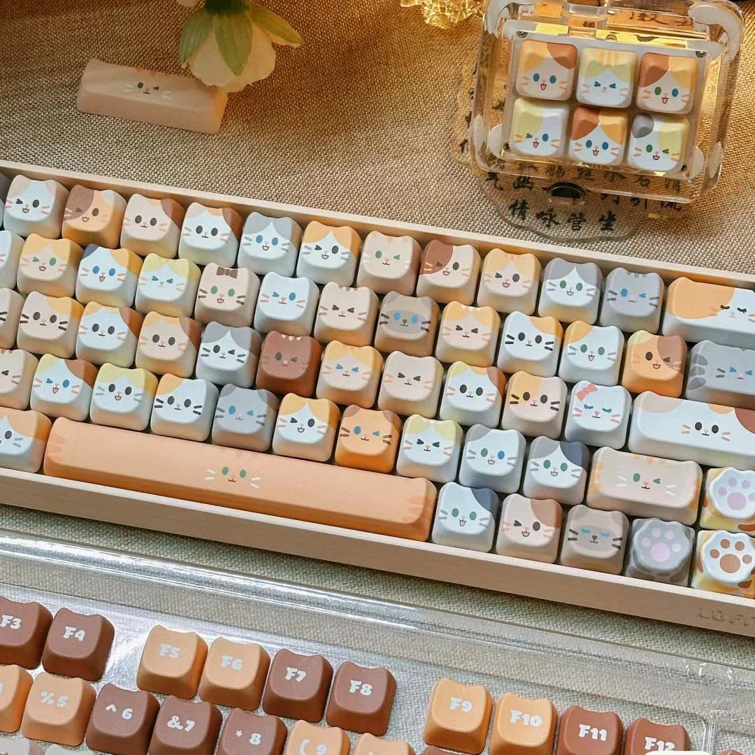 Lucky Doll Daruma DIY Keycaps