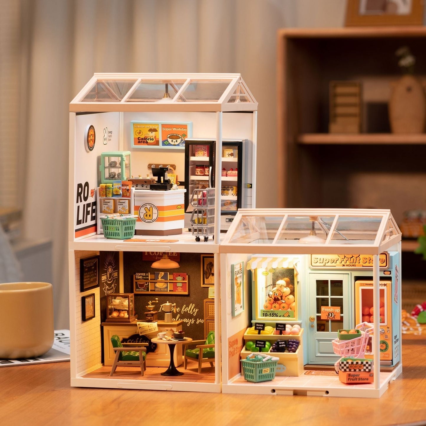 Double Joy Bubble Tea Super Creator DIY Miniature Set