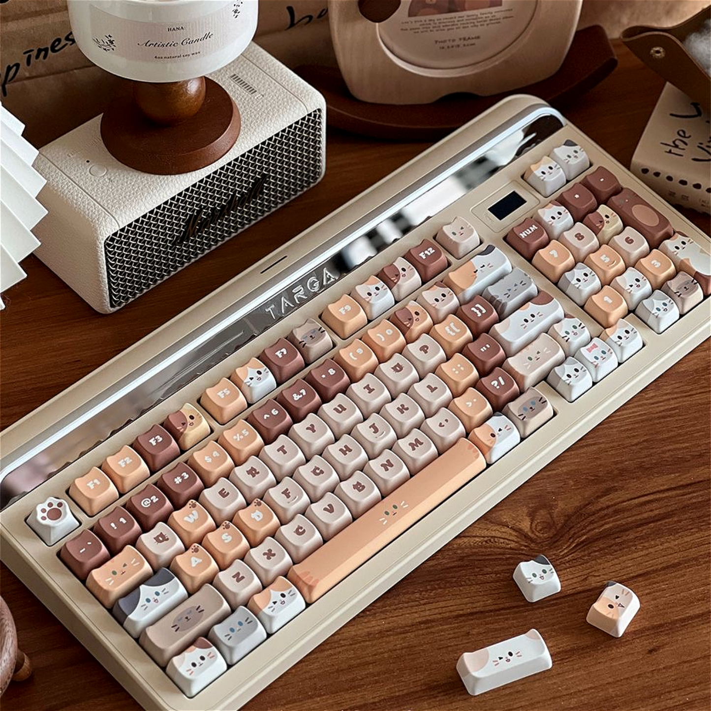 Lucky Doll Daruma DIY Keycaps