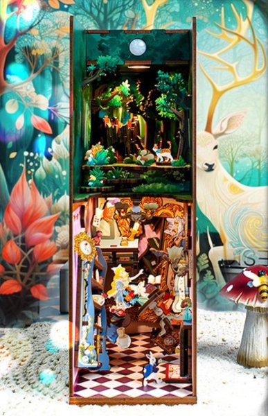 Alice in Wonderland DIY Book Nook
